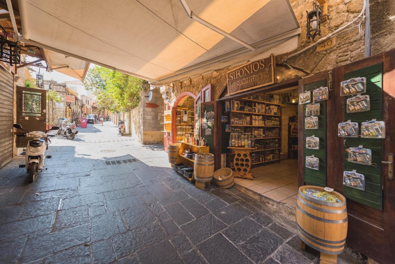 Centrale Apartment Old Town Rhodes City Luaran gambar